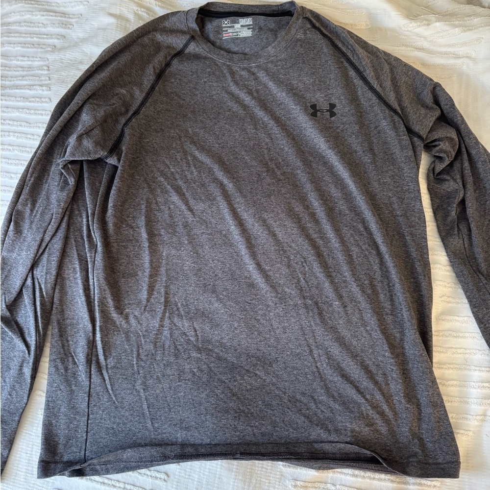Under Armour Men's Charcoal Long Sleeve Tee
